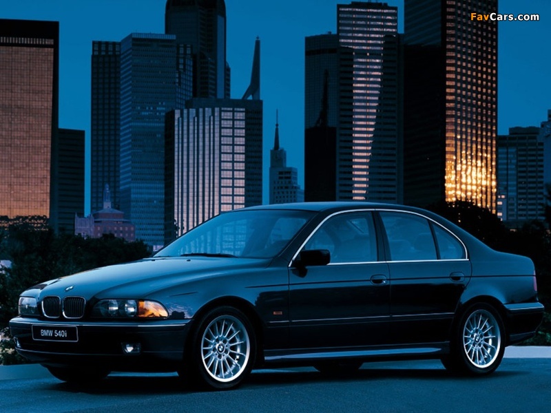 BMW 540i Sedan (E39) 1996–2000 photos (800 x 600)