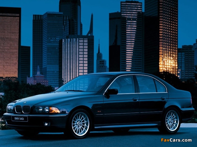 BMW 540i Sedan (E39) 1996–2000 photos (640 x 480)
