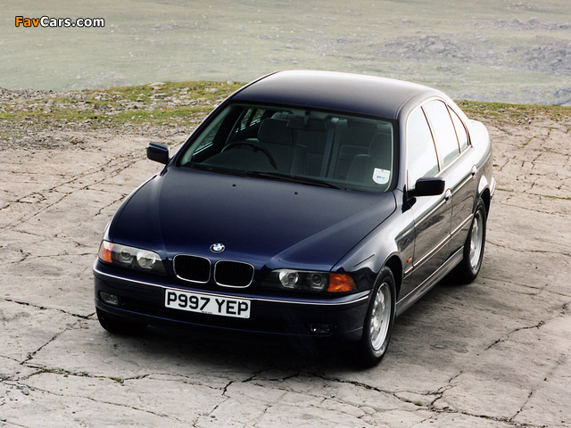 BMW 520i Sedan UK-spec (E39) 1996–2000 pictures (640 x 480)