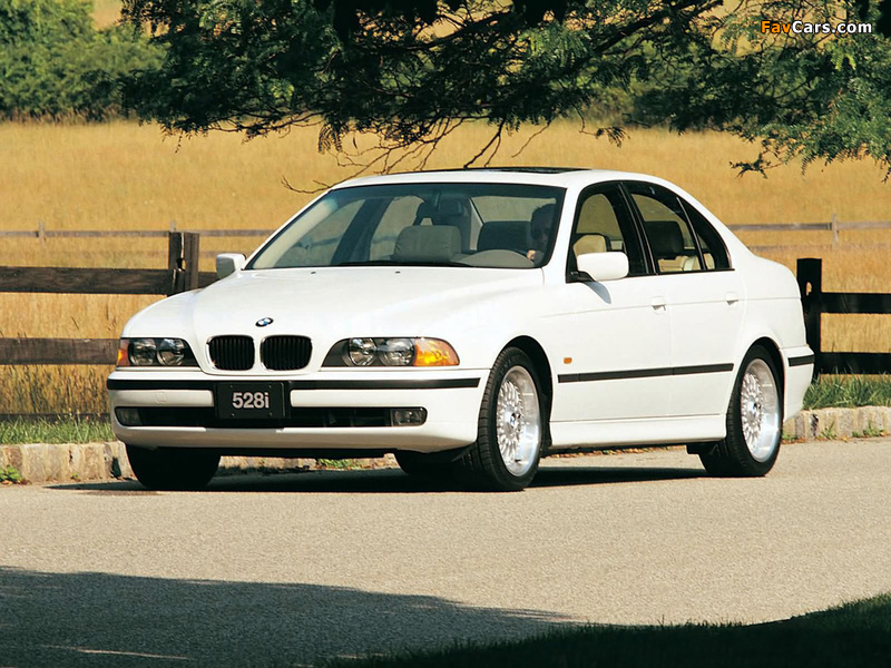 BMW 528i Sedan US-spec (E39) 1996–2000 wallpapers (800 x 600)