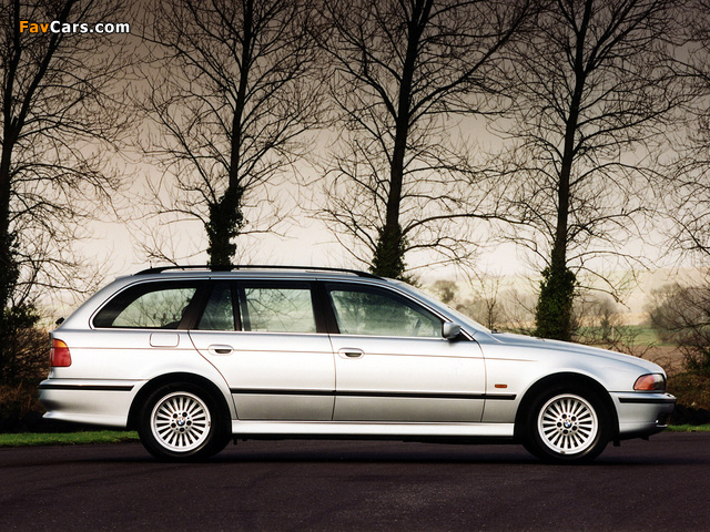 BMW 525tds Touring UK-spec (E39) 1997–2000 wallpapers (640 x 480)
