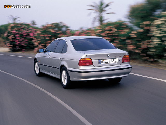 BMW 530d Sedan (E39) 1998–2003 images (640 x 480)