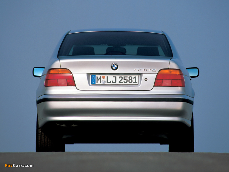 BMW 530d Sedan (E39) 1998–2003 photos (800 x 600)