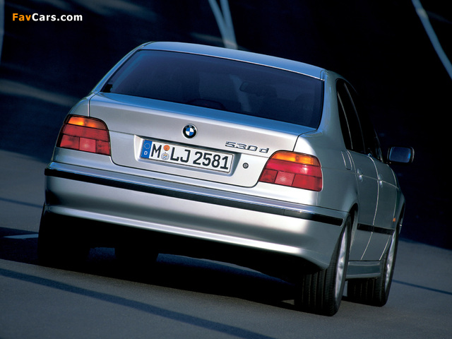 BMW 530d Sedan (E39) 1998–2003 photos (640 x 480)
