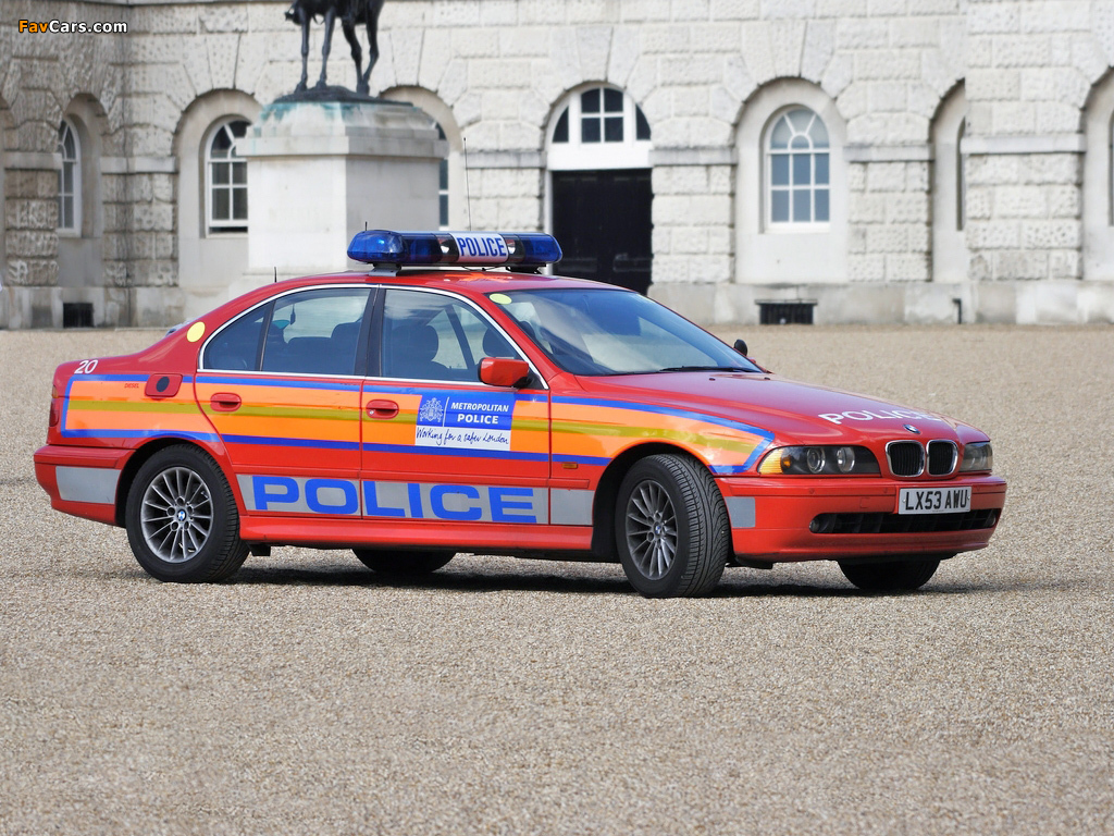 BMW 5 Series Sedan Police (E39) 2000–03 images (1024 x 768)