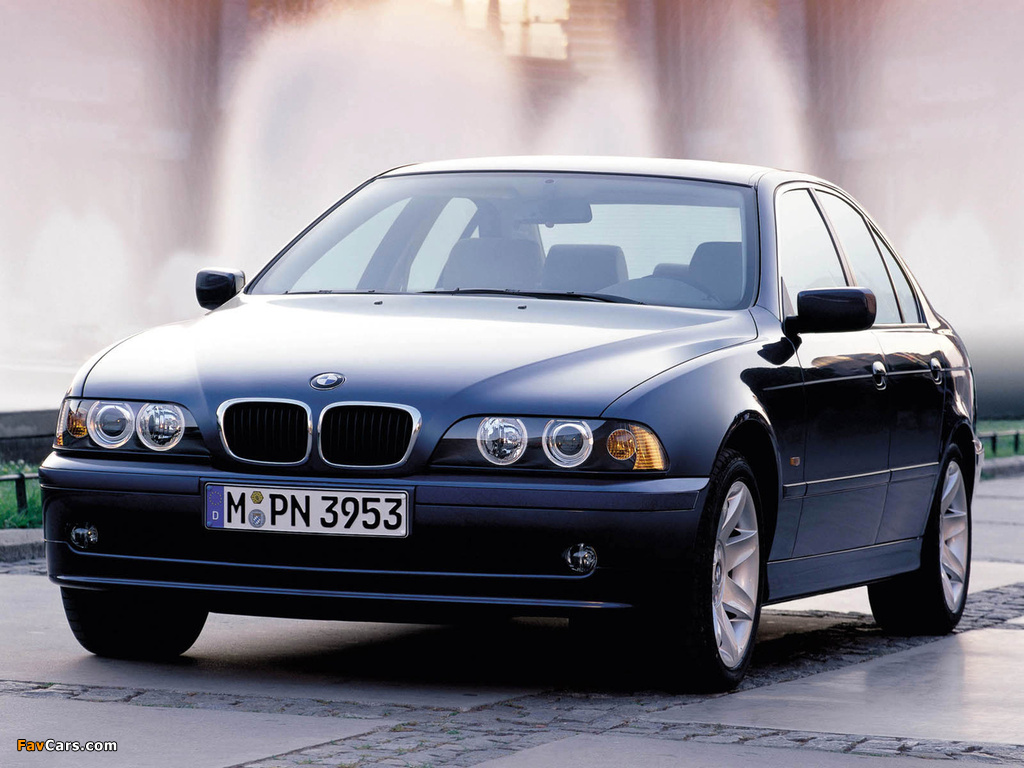 BMW 525i Sedan (E39) 2000–03 images (1024 x 768)