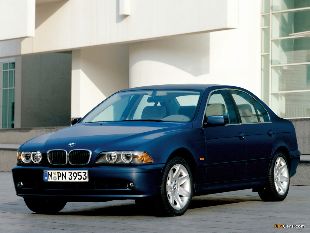 BMW 525i Sedan (E39) 2000–03 images (1024 x 768)