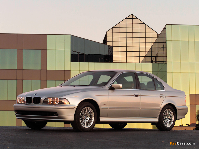 BMW 530i Sedan US-spec (E39) 2000–03 photos (800 x 600)