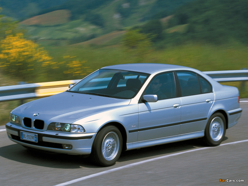 BMW 520d Sedan (E39) 2000–03 pictures (1024 x 768)