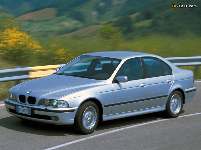 BMW 520d Sedan (E39) 2000–03 pictures (800 x 600)