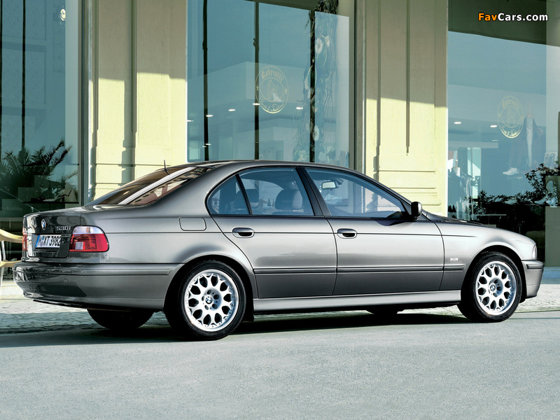BMW 530i Sedan (E39) 2000–03 wallpapers (800 x 600)