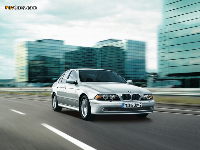 BMW 520i Sedan (E39) 2000–03 wallpapers (640 x 480)