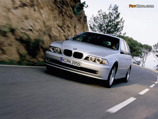 BMW 530i Touring (E39) 2000–04 wallpapers (640 x 480)