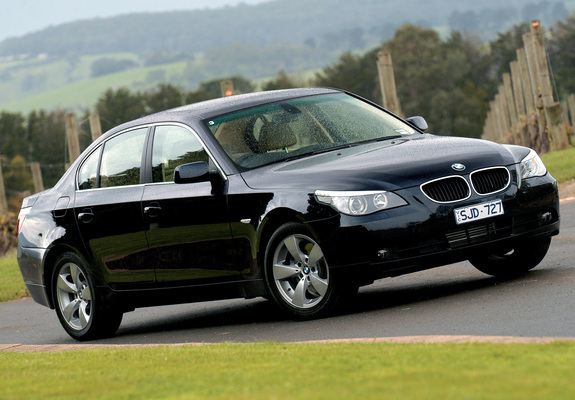 BMW 530i Sedan AU-spec (E60) 2003–07 images