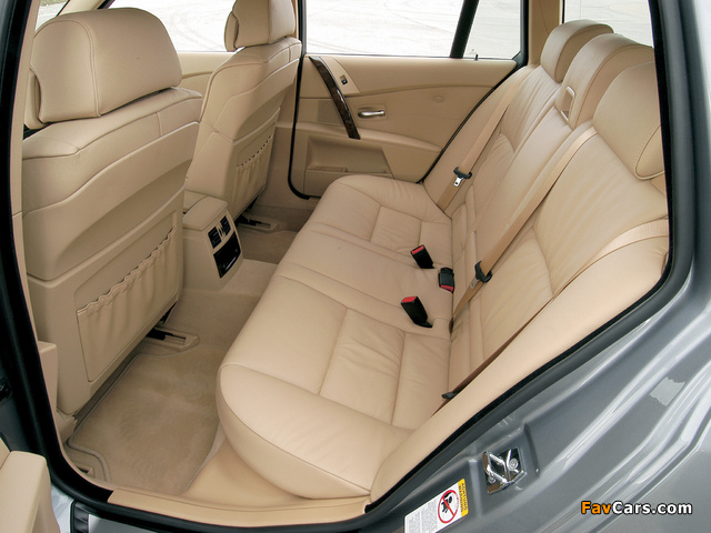 BMW 530d Touring (E61) 2004–07 photos (640 x 480)