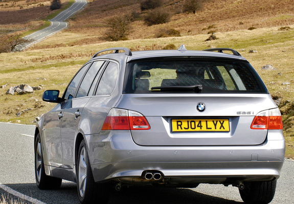 BMW 525i Touring UK-spec (E61) 2004–07 pictures