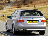 BMW 525i Touring UK-spec (E61) 2004–07 pictures