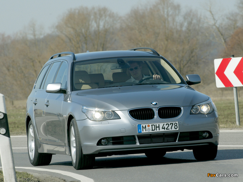 BMW 530d Touring (E61) 2004–07 wallpapers (800 x 600)
