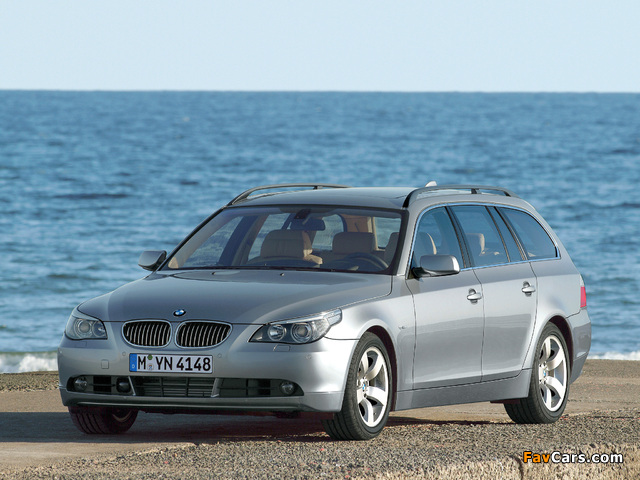 BMW 530d Touring (E61) 2004–07 wallpapers (640 x 480)