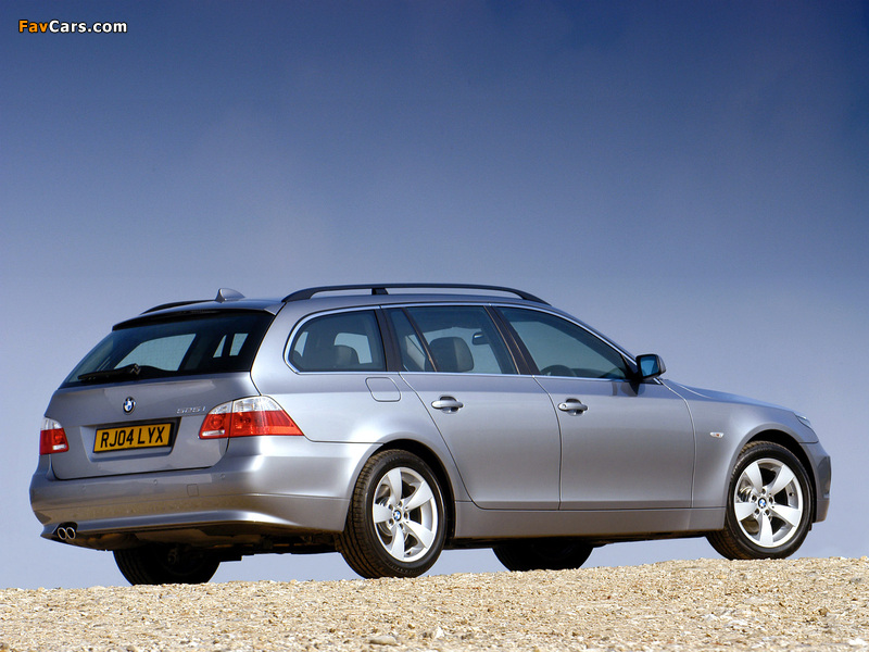 BMW 525i Touring UK-spec (E61) 2004–07 wallpapers (800 x 600)