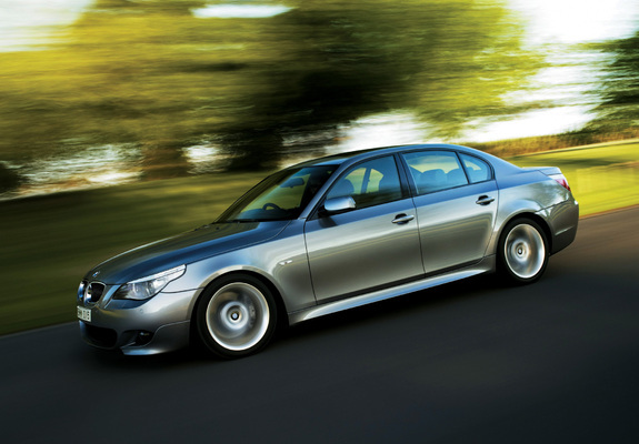 545i BMW 545i Sedan M Sports Package AU-spec (E60) 2005 wallpapers