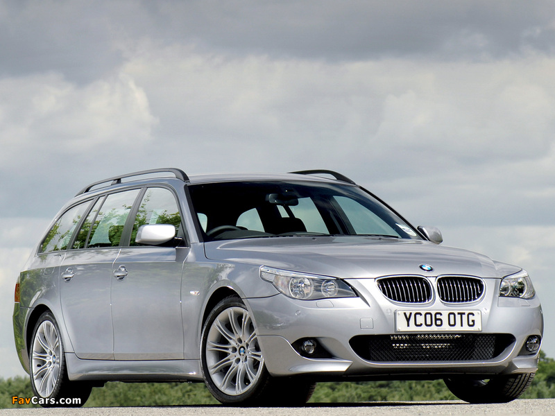 BMW 530d Touring M Sports Package UK-spec (E61) 2005 wallpapers (800 x 600)