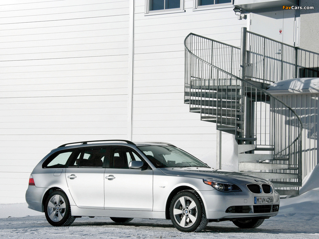 BMW 530xi Touring (E61) 2007–10 images (1024 x 768)
