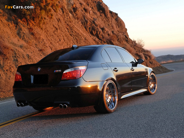 Currency Motors BMW M5 (E60) 2007–10 wallpapers (640 x 480)