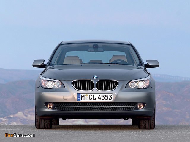 BMW 530i Sedan (E60) 2007–10 wallpapers (640 x 480)