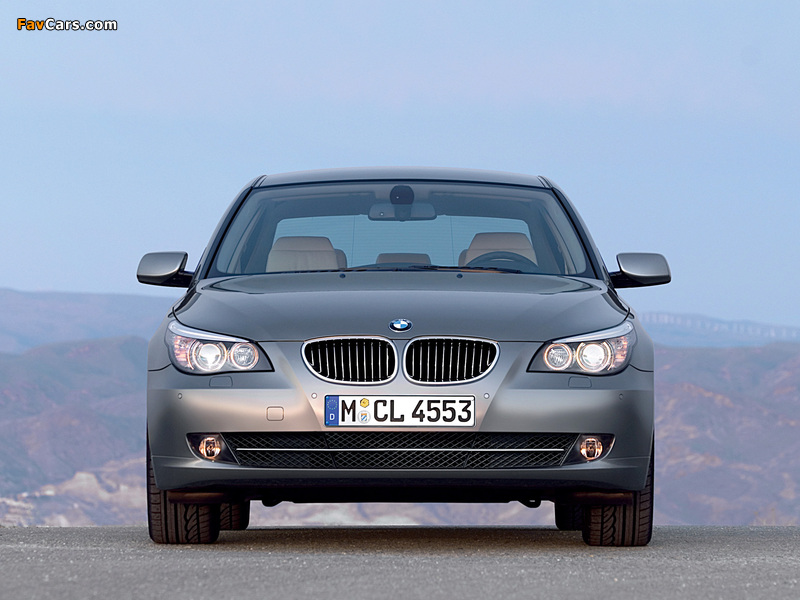 BMW 530i Sedan (E60) 2007–10 wallpapers (800 x 600)