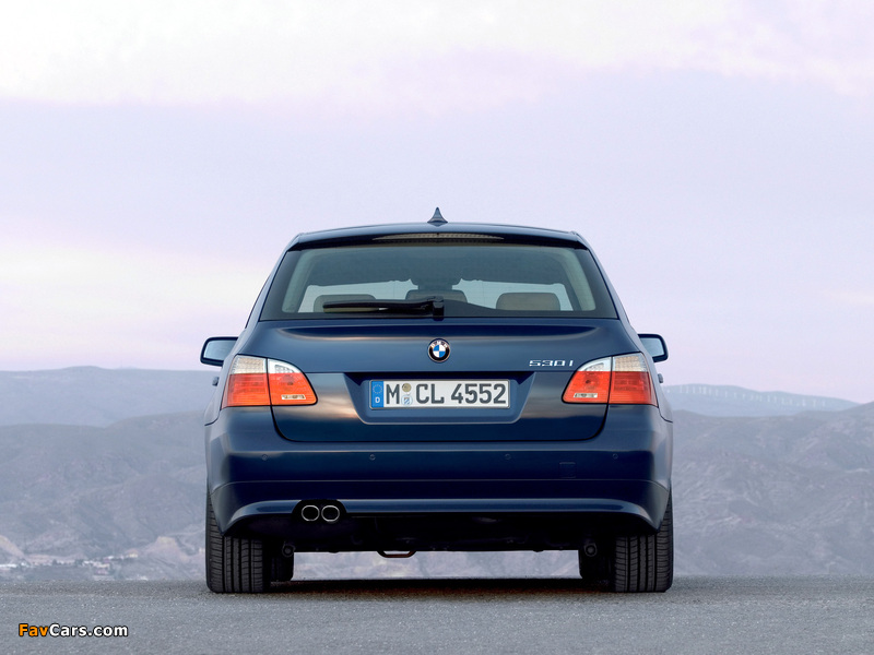 BMW 530i Touring (E61) 2007–10 wallpapers (800 x 600)