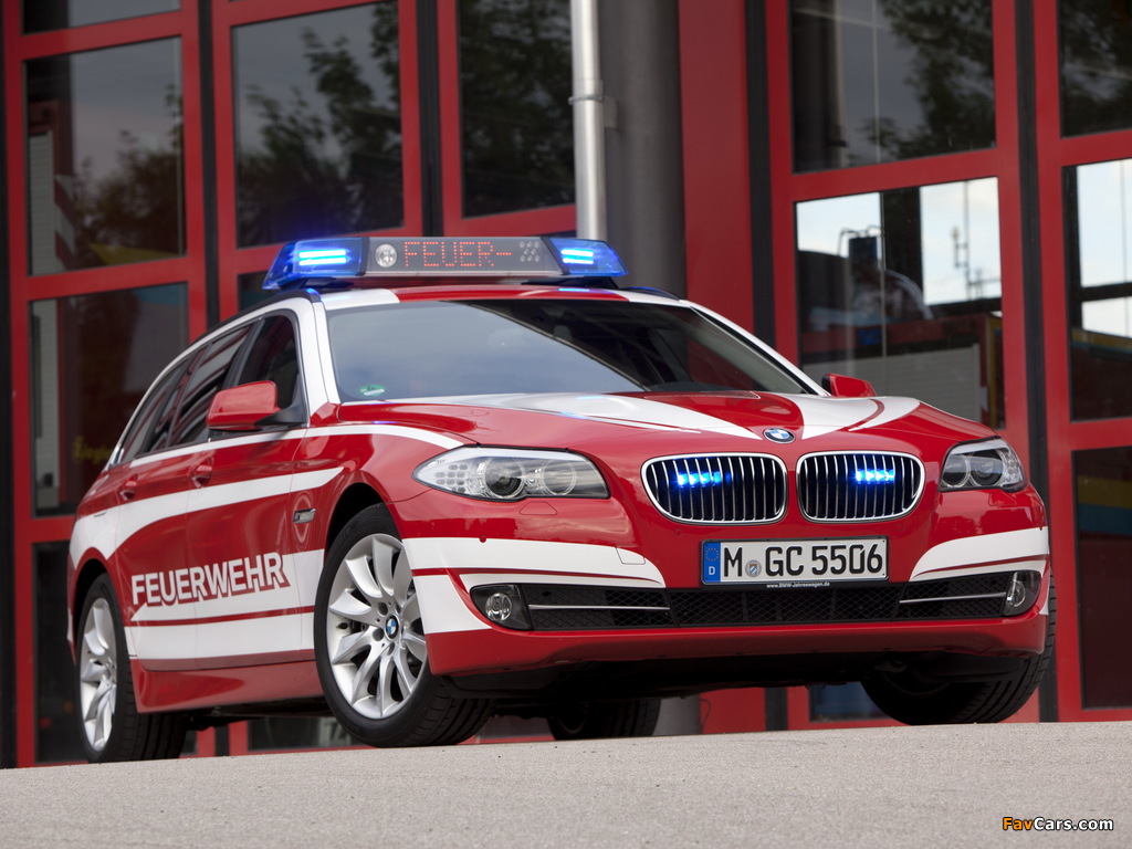 BMW 5 Series Touring Feuerwehr (F11) 2010–13 images (1024 x 768)