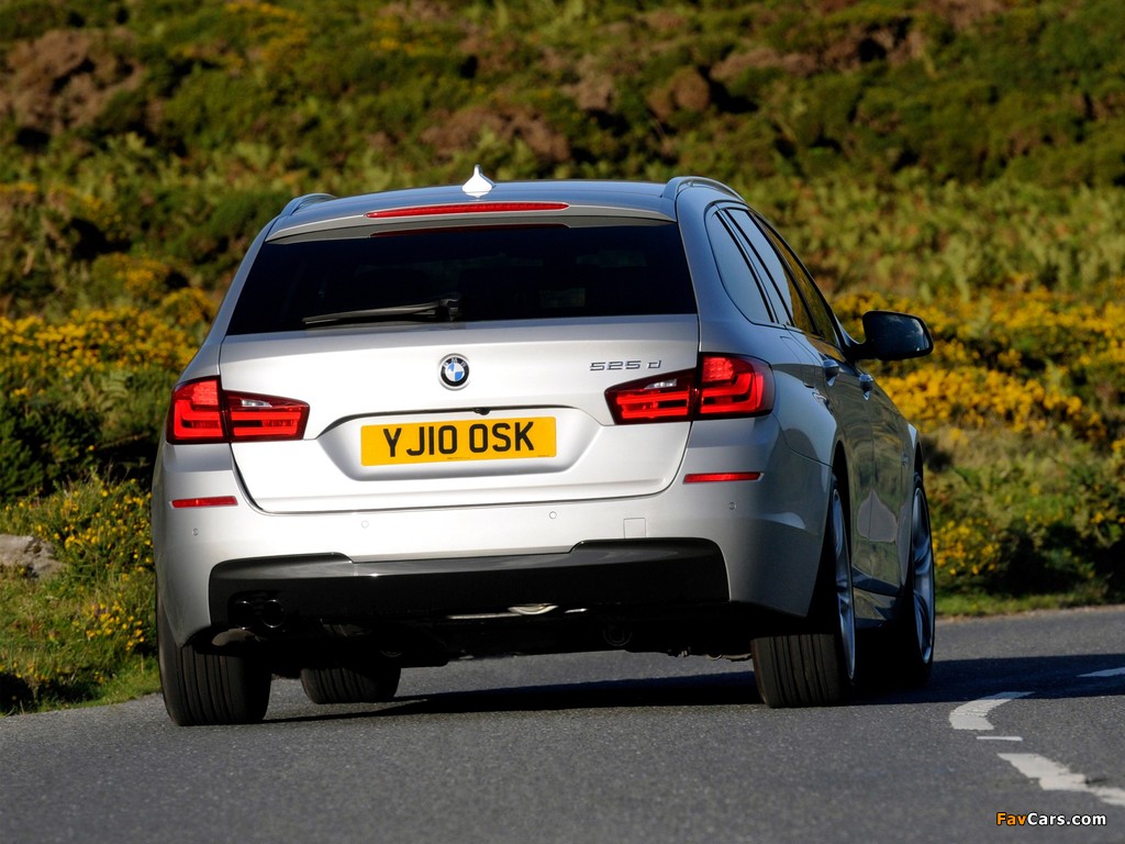BMW 525d Touring M Sports Package UK-spec (F11) 2010 images (1024 x 768)
