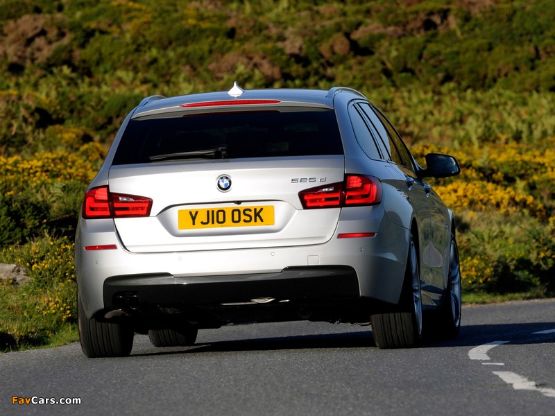 BMW 525d Touring M Sports Package UK-spec (F11) 2010 images (800 x 600)