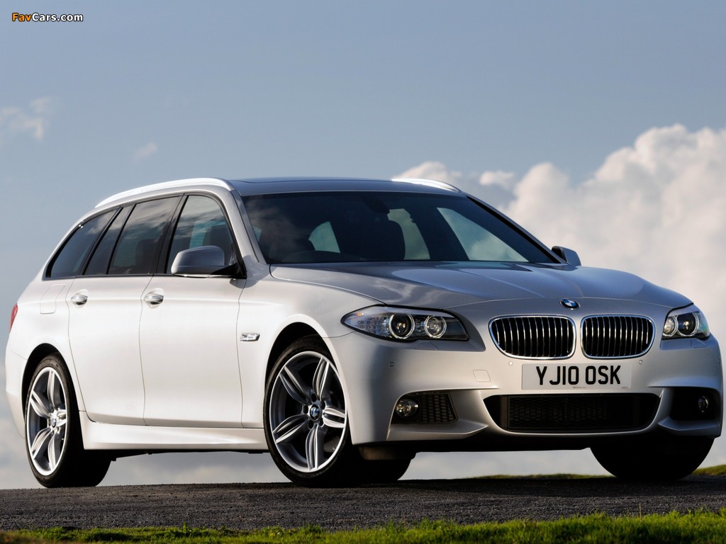 BMW 525d Touring M Sports Package UK-spec (F11) 2010 photos (1024 x 768)