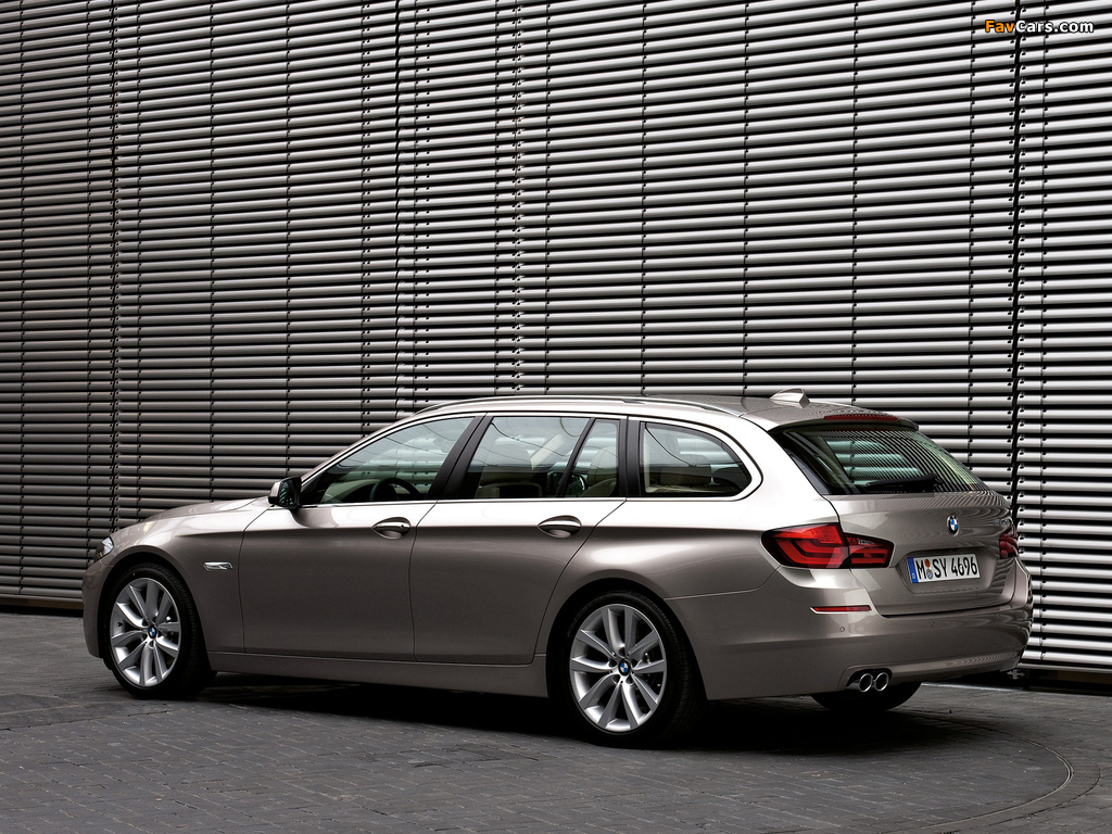 BMW 520d Touring (F11) 2010–13 photos (1024 x 768)