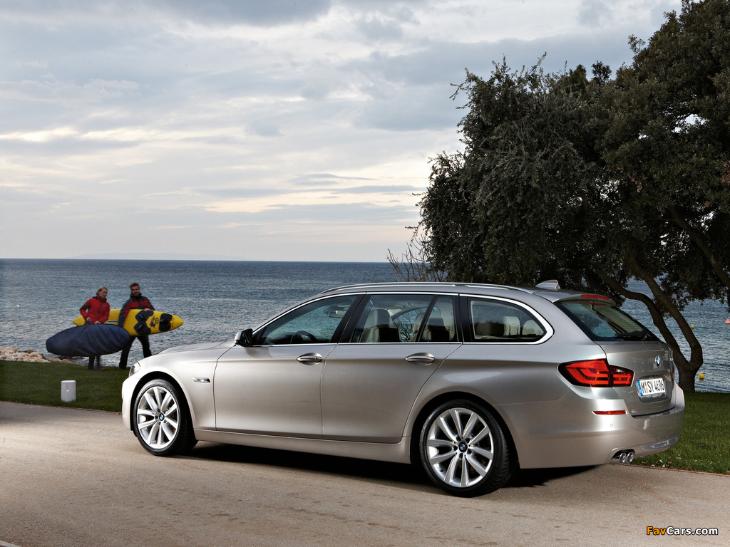 BMW 520d Touring (F11) 2010–13 photos (1024 x 768)