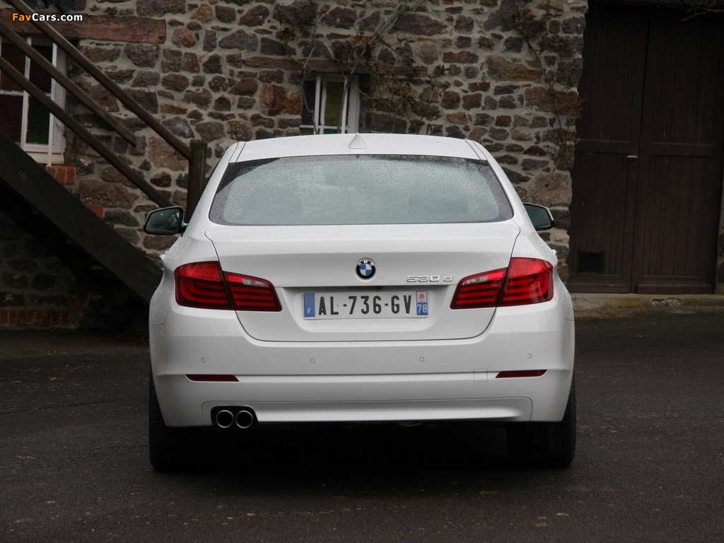 BMW 530d Sedan (F10) 2010–13 photos (1024 x 768)