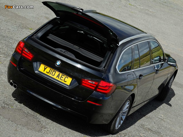 BMW 525d Touring UK-spec (F11) 2010 photos (640 x 480)