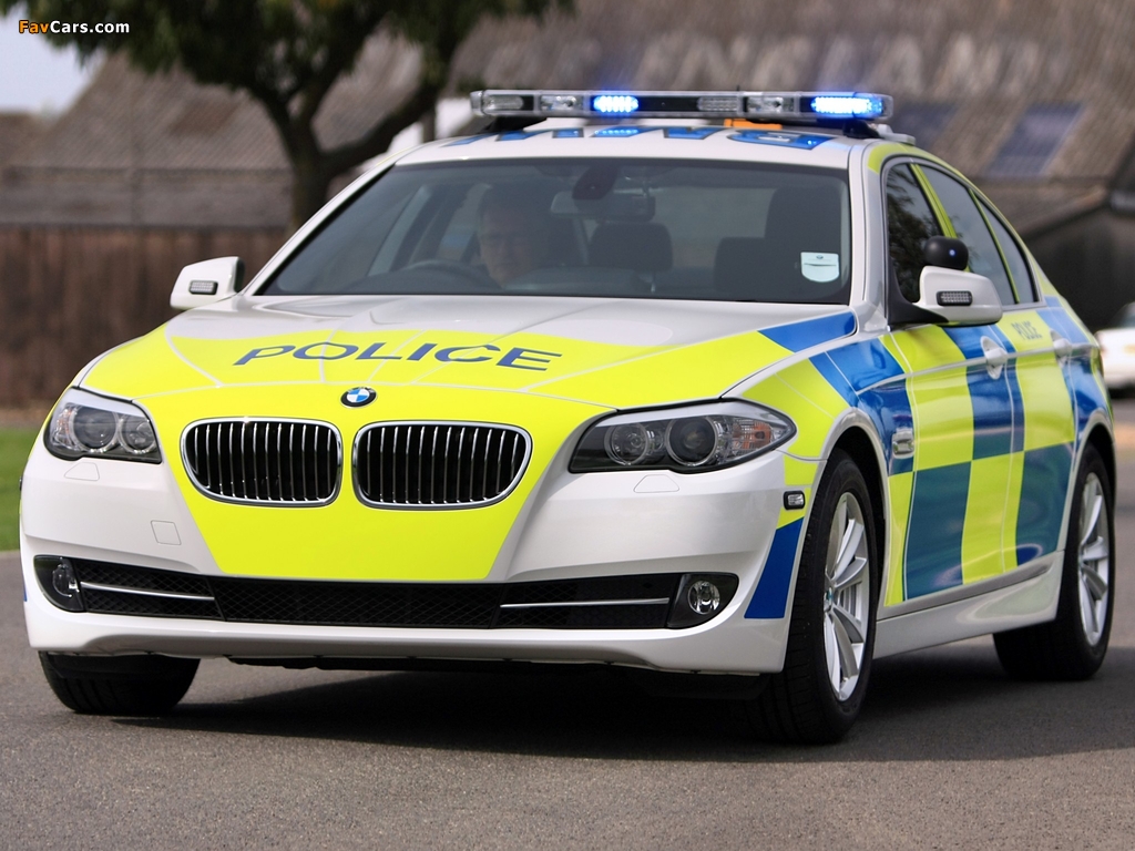 BMW 530d Police (F10) 2010–13 pictures (1024 x 768)