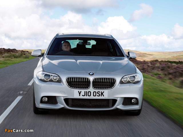 BMW 525d Touring M Sports Package UK-spec (F11) 2010 pictures (640 x 480)