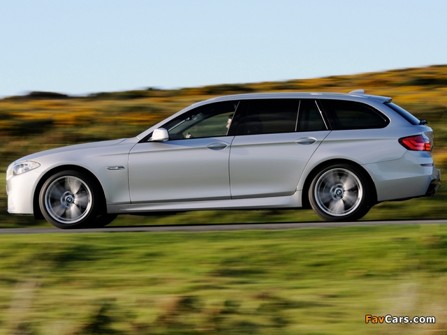 BMW 525d Touring M Sports Package UK-spec (F11) 2010 pictures (640 x 480)
