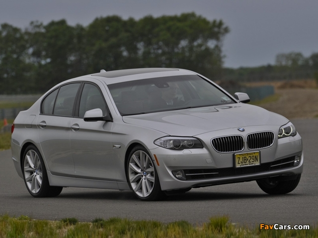 BMW 550i Sedan US-spec (F10) 2010–13 pictures (640 x 480)