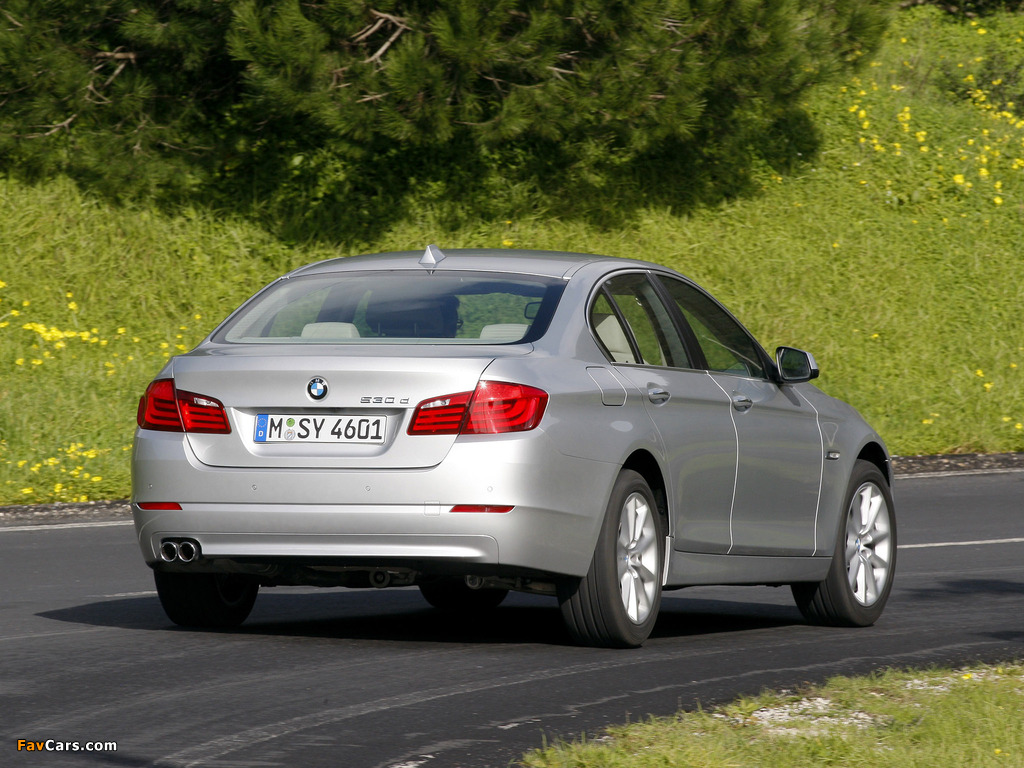 BMW 530d Sedan (F10) 2010–13 pictures (1024 x 768)