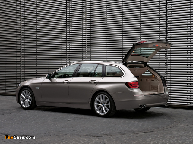 BMW 520d Touring (F11) 2010–13 pictures (640 x 480)