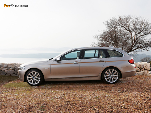 BMW 5 Series Touring (F11) 2010–13 pictures (640 x 480)