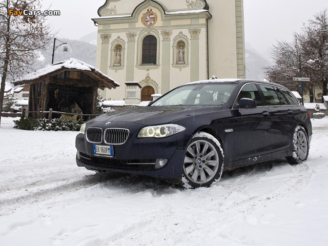 BMW 535d xDrive Touring (F11) 2011–13 photos (640 x 480)