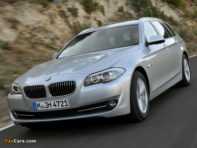 BMW 520i Touring (F11) 2011 pictures (640 x 480)