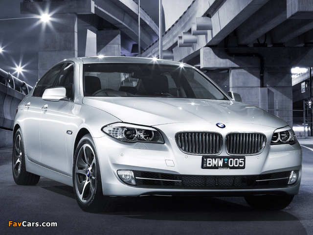 BMW ActiveHybrid 5 AU-spec (F10) 2012 pictures (640 x 480)