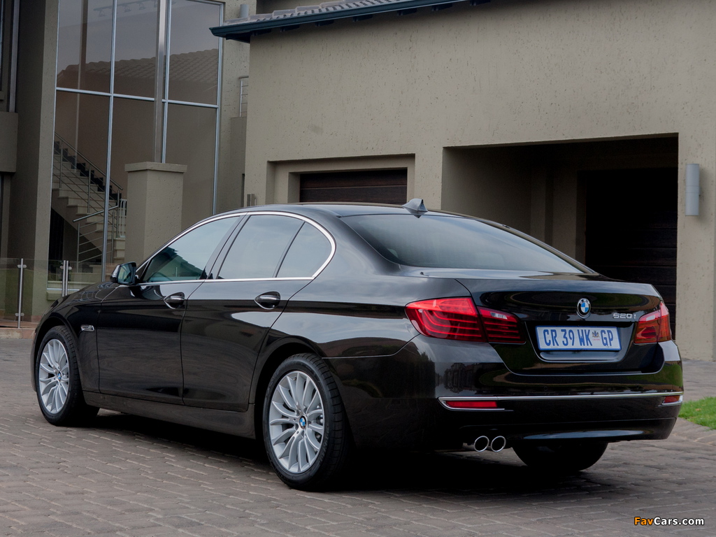 BMW 520i Sedan Luxury Line ZA-spec (F10) 2013 images (1024 x 768)
